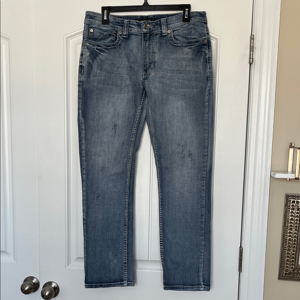 Helix Slim‎ Straight Fit Men's Blue Jeans